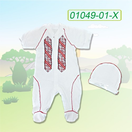 Чоловічок " Ляля"  з друком, хлопчик, короткий рукав, кулір за 61 грн