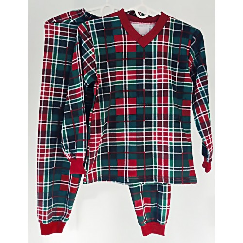 Піжама "Саша" клітка зелена,  начос за 250 грн