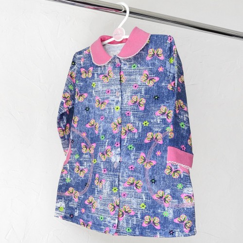 Халат "Аня"  с крошетой, начес за 77 грн