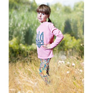 Кофточка с гербом, начес