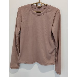 Лонгслів беж, рубчик