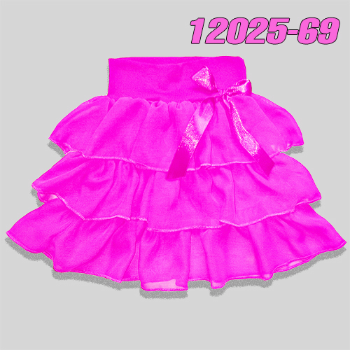 Спідниця "Три оборки", шифон за 60 грн